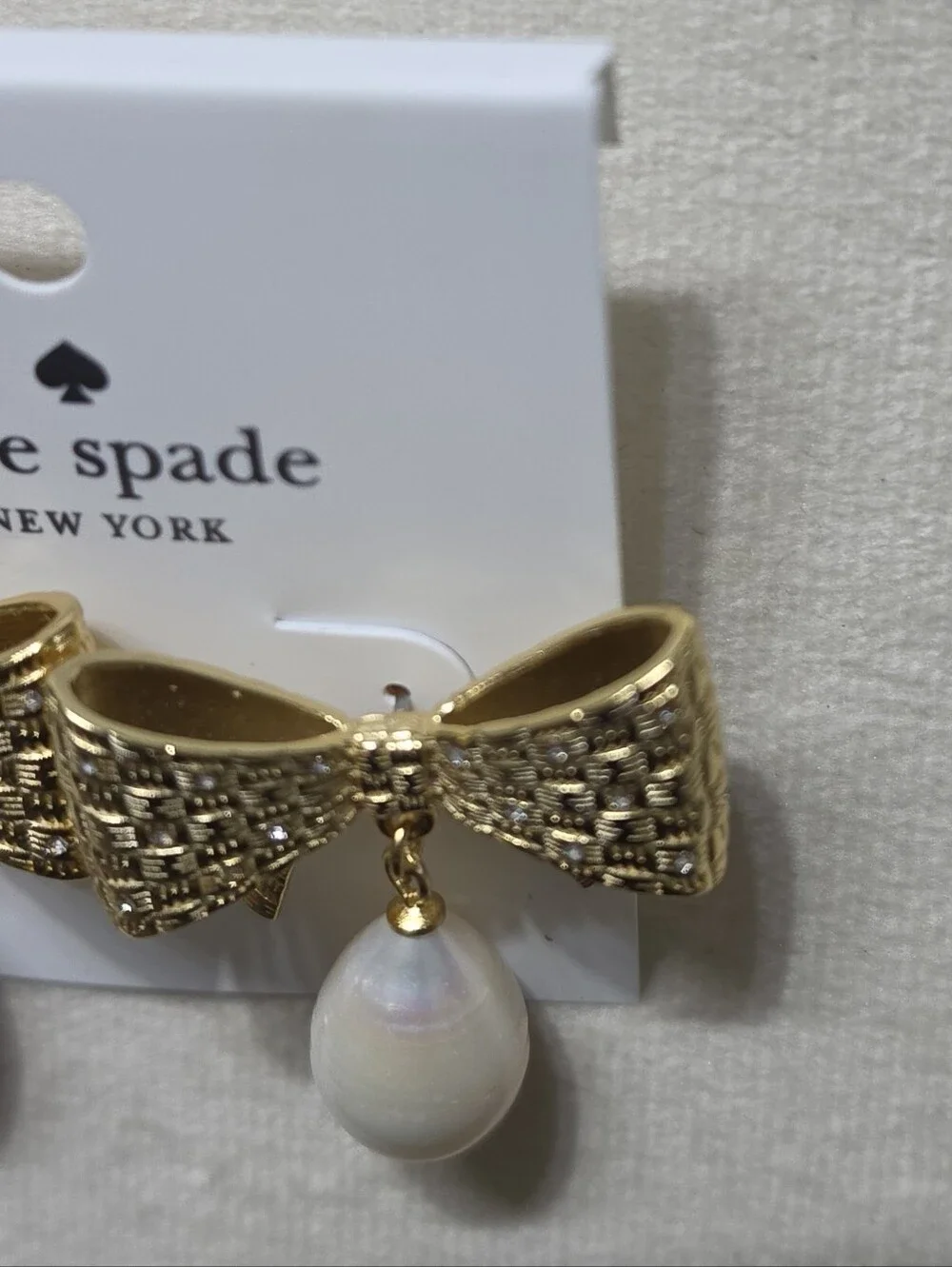 Kate Spade Wrapped in a Bow Drop Earrings
